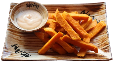 Süßkartoffeln mit Cocktailsoße