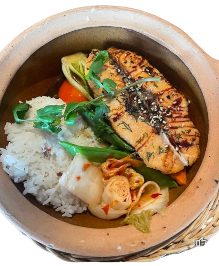 Gegrilltes Lachsfilet