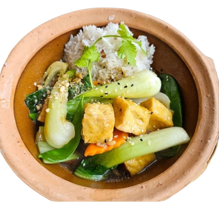 Gebratenes Pakchoi mit Knoblauch